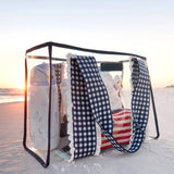 Case - Mate - Case - Mate Navy Gingham Jelly Tote Bag - Gaines Jewelers
