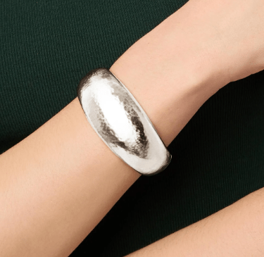 Catalina Statement Hinge Bangle - Silver - OS - Julie Vos - Gaines Jewelers