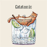 Catatonic Cocktail Napkin - Pack of 20 - Hester & Cook - Gaines Jewelers