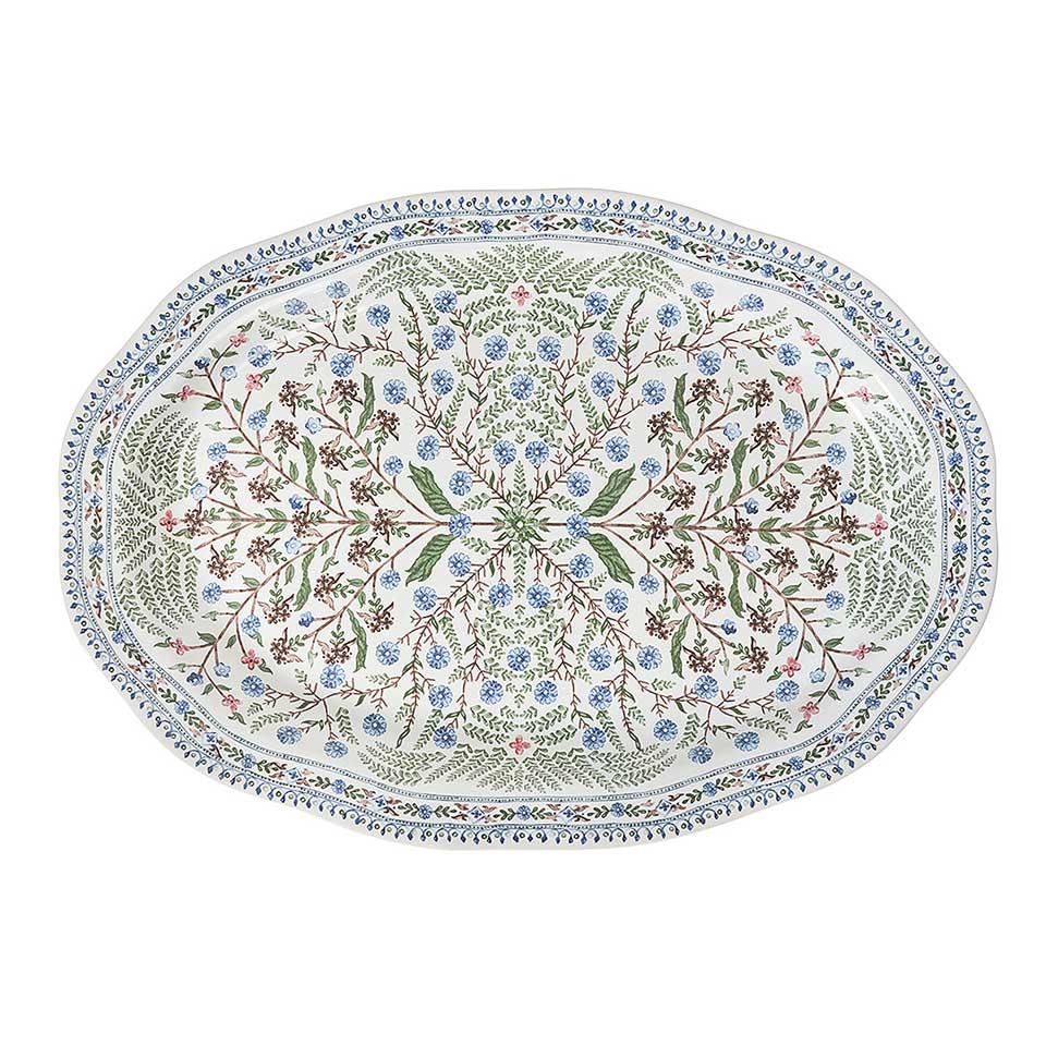 Chambray Villa Seville 17in Platter - Juliska - Gaines Jewelers
