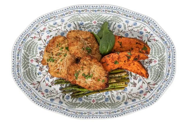 Chambray Villa Seville 17in Platter - Juliska - Gaines Jewelers