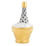 Champagne Bucket in Black - Herend - Gaines Jewelers