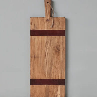 Charcuterie Cheese Board, Small Rectangle, Natural - Etu Home - Gaines Jewelers
