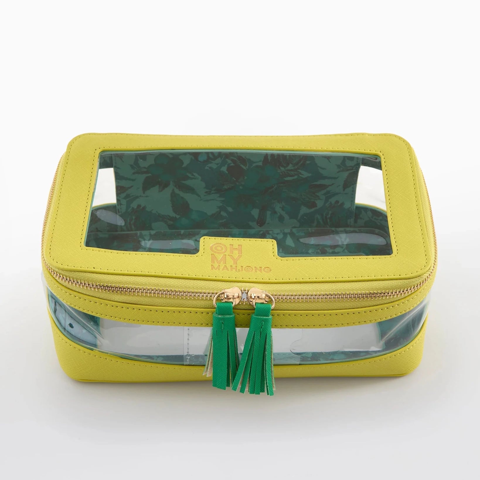 Chartreuse Tile Storage Bag - Oh My Mahjong - Gaines Jewelers