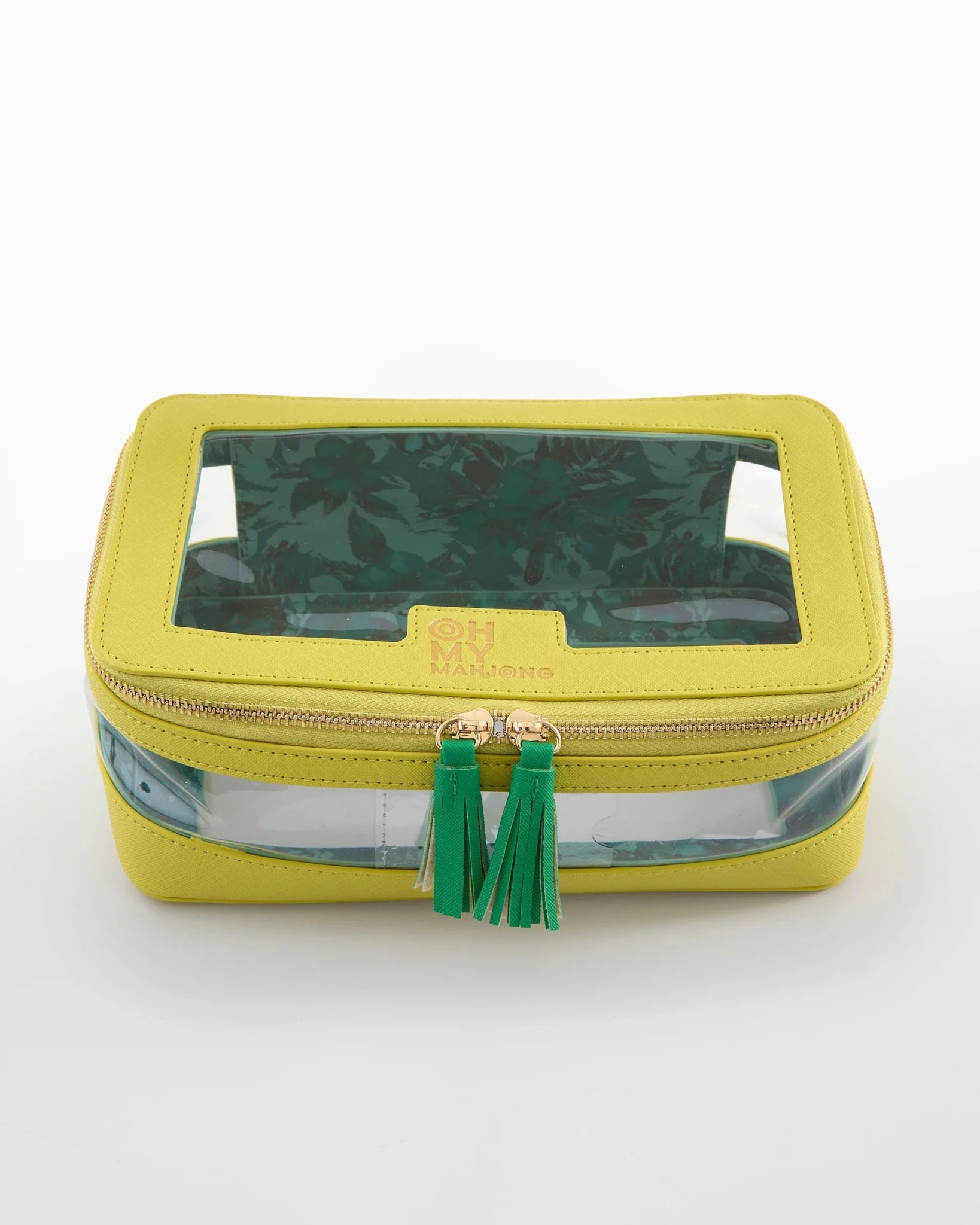 Chartreuse Tile Storage Bag - Oh My Mahjong - Gaines Jewelers