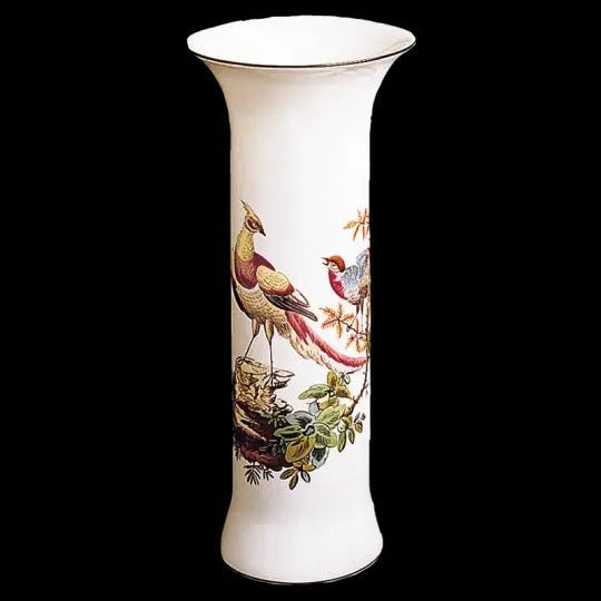 Chelsea Bird Trumpet Vase A - Mottahedeh - Gaines Jewelers