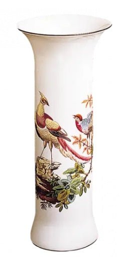 Chelsea Bird Trumpet Vase B - Mottahedeh - Gaines Jewelers