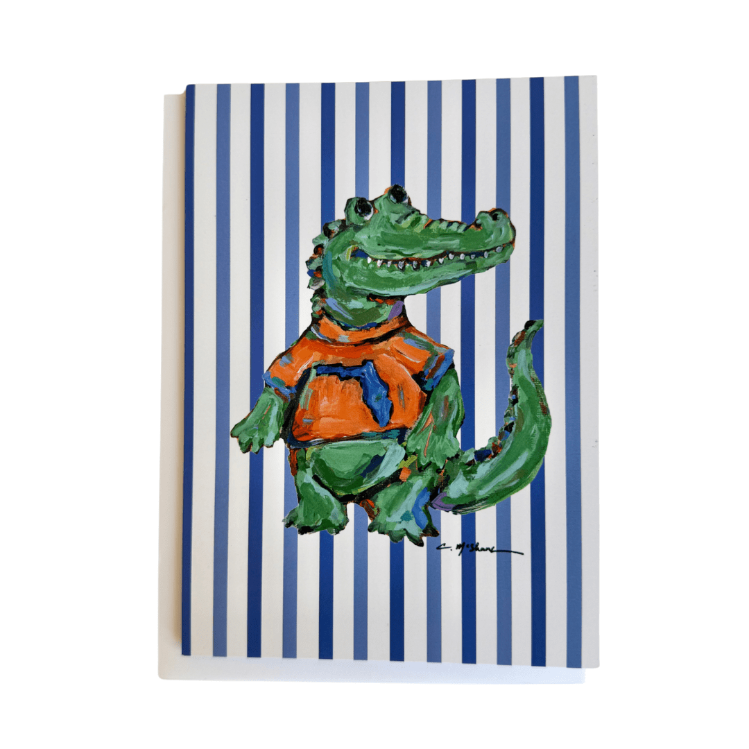 Chelsea McShane Art - "Gator" Framable Card: Pack of 10 - Gaines Jewelers