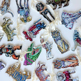 Chelsea McShane Art - Gator Girl Ornament WHOLESALE - Gaines Jewelers