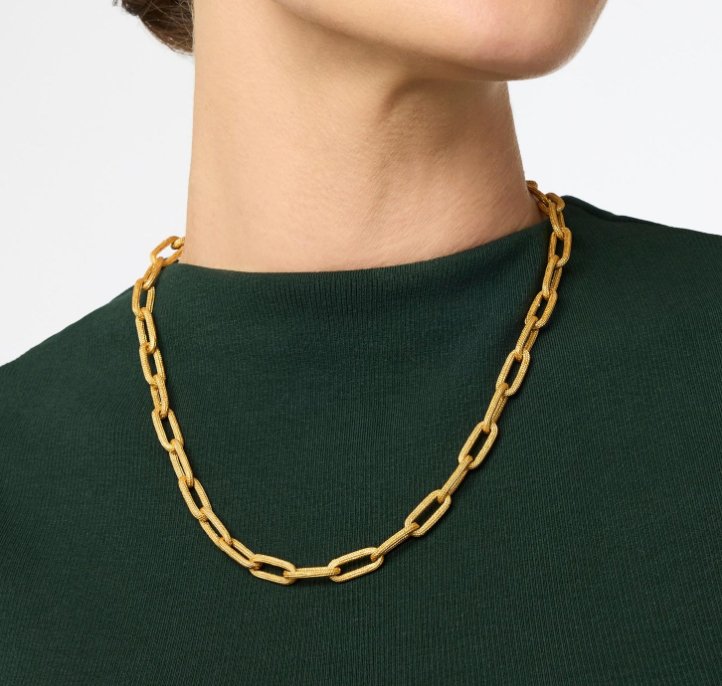 Cheval Paperclip Link Necklace - Gold - Julie Vos - Gaines Jewelers