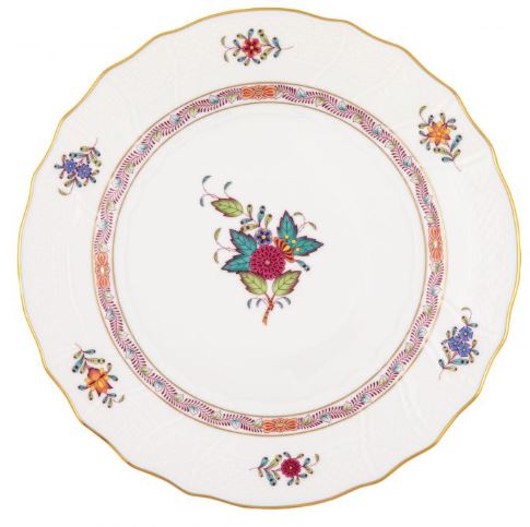 Chinese Bouquet Dinner Plate Multicolor - Herend - Gaines Jewelers