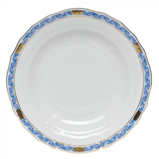 Chinese Bouquet Garland Blue Dessert Plate - Herend - Gaines Jewelers