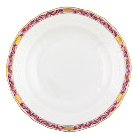 Chinese Bouquet Garland Raspberry Dessert Plate - Herend - Gaines Jewelers