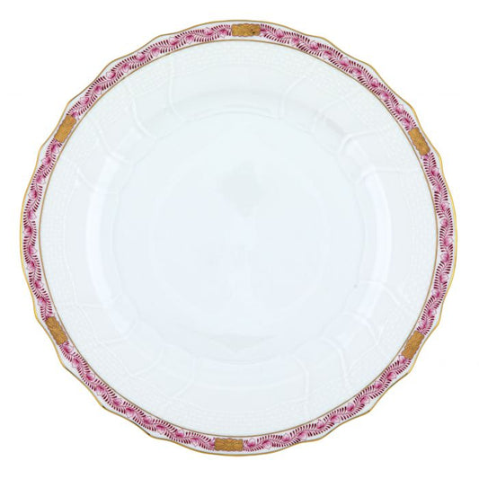 Chinese Bouquet Garland Raspberry Dinner Plate - Herend - Gaines Jewelers