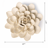 Chive - Ceramic Flower Wall Accessories Ivory Snowdrop - Gaines Jewelers
