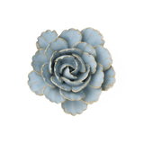 Chive - Designer Ceramic Gifts - Robin's Egg Blue Keiko Peony Flower - Gaines Jewelers
