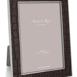 Chocolate Croc & Silver Frame 4x6 - Addison Ross - Gaines Jewelers