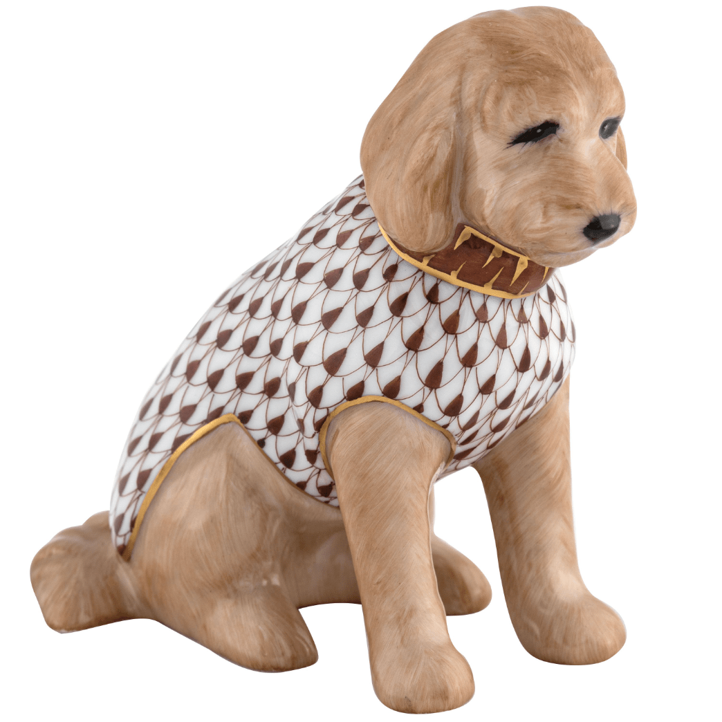 Chocolate Labadoodle - Herend - Gaines Jewelers