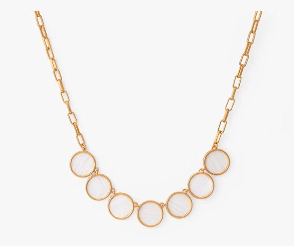 Christina Multi - Bezel Necklace - Brackish - Gaines Jewelers