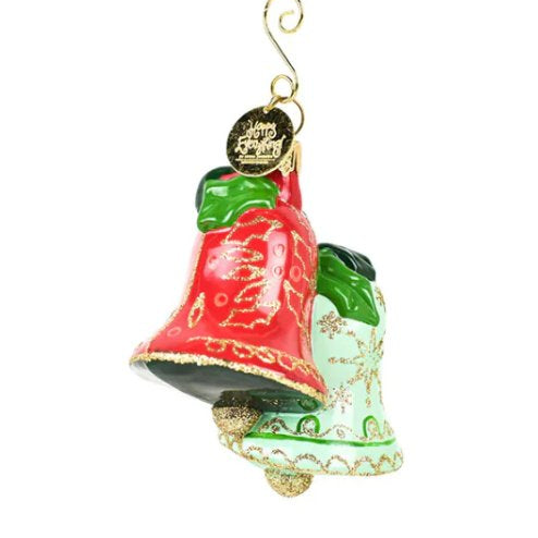 Christmas Bells Shaped Ornament - Happy Everything - Gaines Jewelers