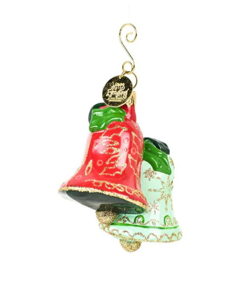 Christmas Bells Shaped Ornament - Happy Everything - Gaines Jewelers