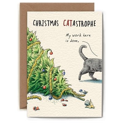 Christmas Catastrophe Card - A7 - 5" x 7" - Hester & Cook - Gaines Jewelers
