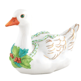 Christmas Goose in Keylime - Herend - Gaines Jewelers