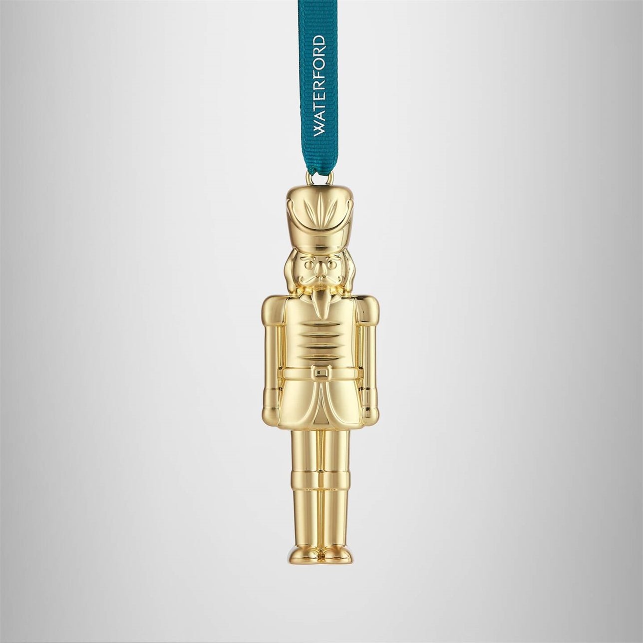 Christmas Metal Nutcracker Golden Ornament - Waterford - Gaines Jewelers