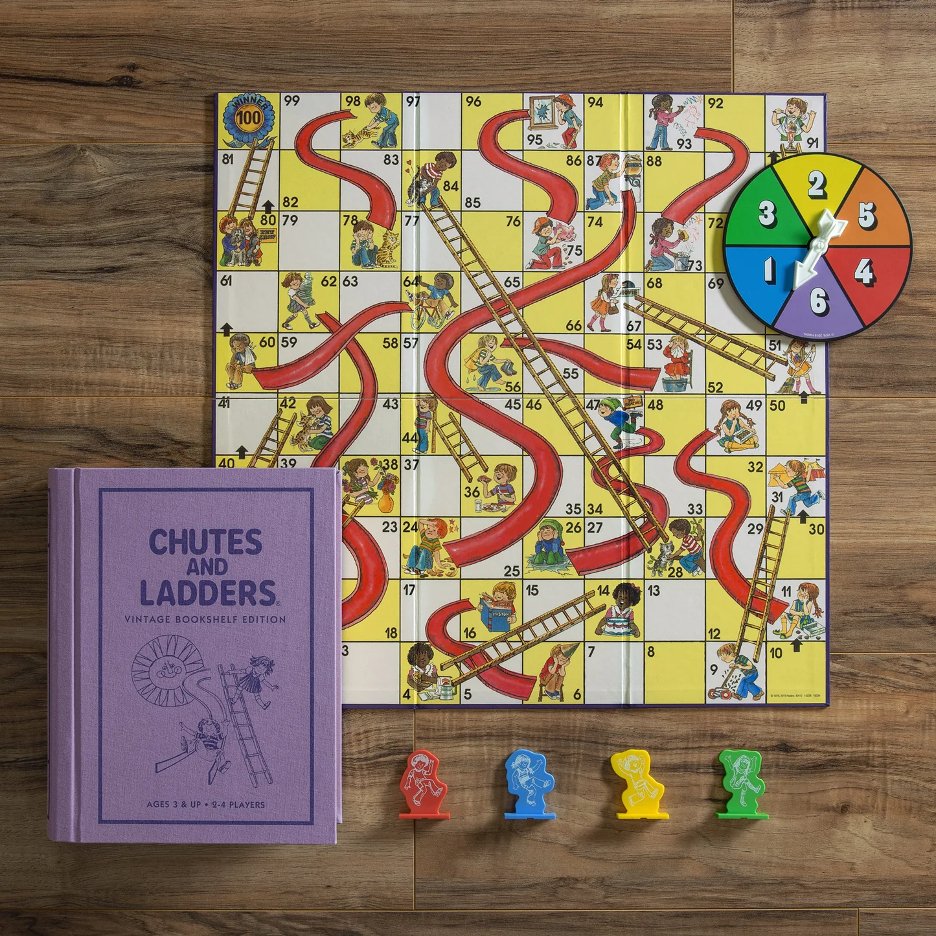 Chutes and Ladders - Vintage Bookshelf Edition - Gaines Jewelers