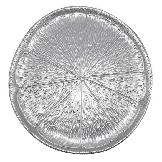 Citrus Slice Metal Platter - Mariposa - Gaines Jewelers