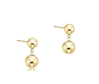 Classic 10mm Ball Drop Stud - Gold - enewton - Gaines Jewelers
