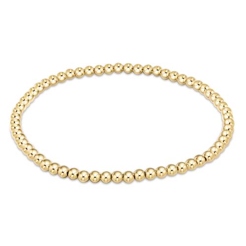 Classic 3mm Gold Bead Bracelet - enewton - Gaines Jewelers