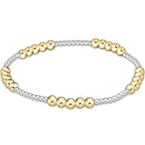 Classic Blissful Pattern 2mm Bead Bracelet - 4mm Gold - enewton - Gaines Jewelers