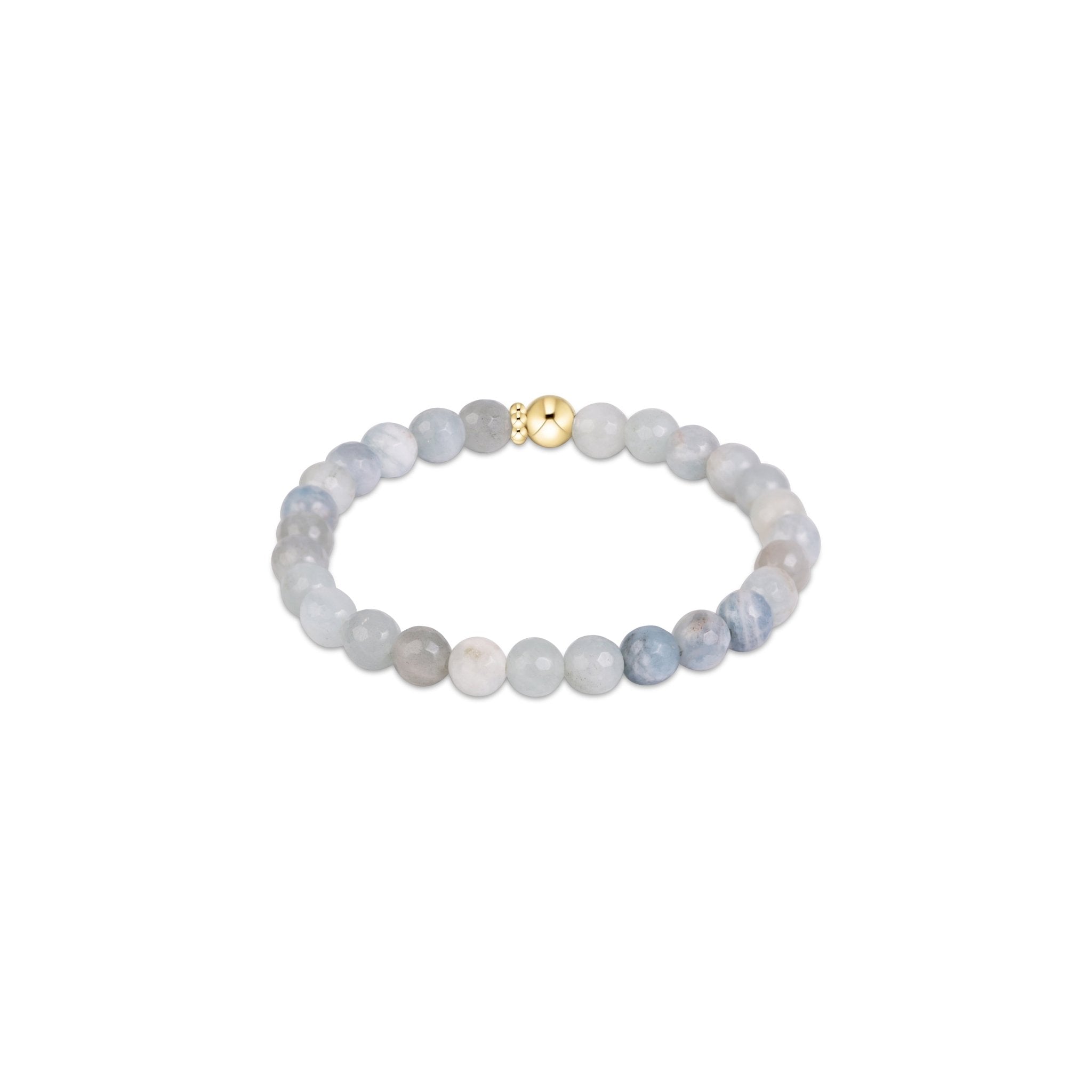 Classic Gemstone 6mm Bracelet - Aquamarine - Enewton - Gaines Jewelers