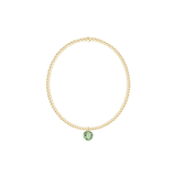 Classic Gold 2mm Bracelet - August Reflection Charm - Enewton - Gaines Jewelers