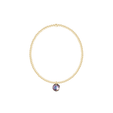 Classic Gold 2mm Bracelet - June Reflection Charm - Enewton - Gaines Jewelers