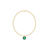 Classic Gold 2mm Bracelet - May Reflection Charm - Enewton - Gaines Jewelers