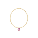 Classic Gold 2mm Bracelet - Octomber Reflection Charm - Enewton - Gaines Jewelers