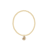 Classic Gold 3mm Bracelet - November Reflection Charm - Enewton - Gaines Jewelers