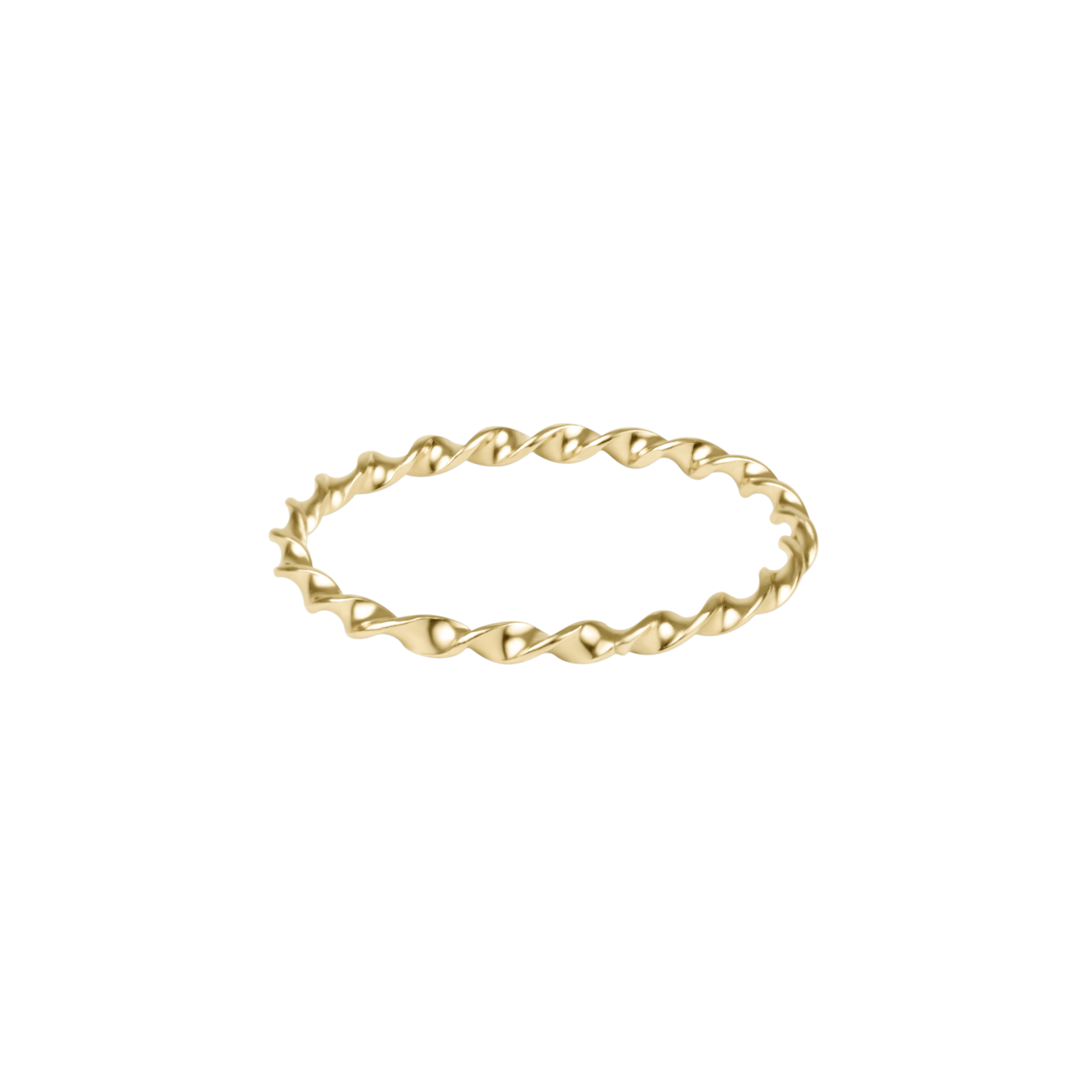 Classic Gold Twisted Thin Band Ring - enewton - Gaines Jewelers