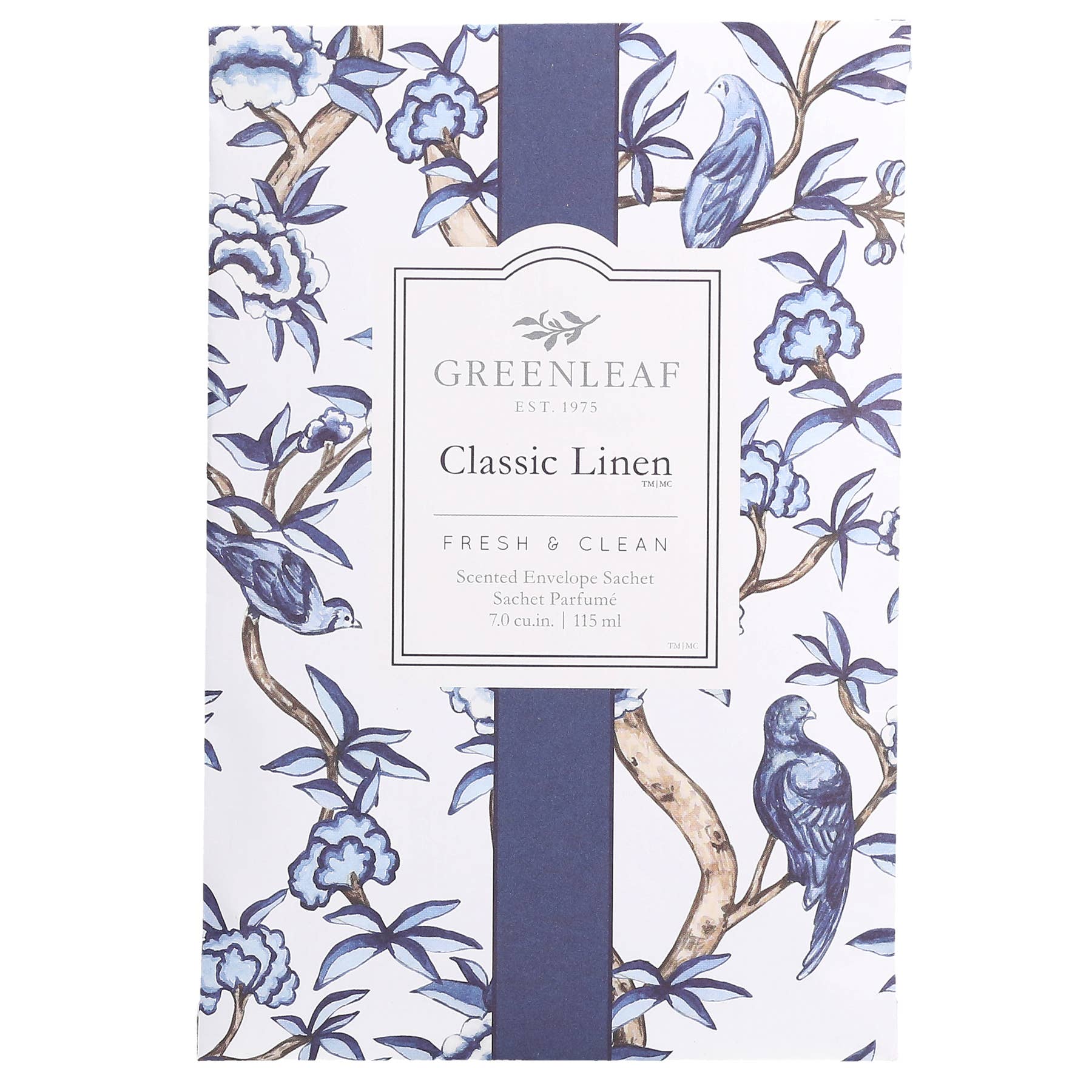 Classic Linen Large Sachet - Greenleaf Gifts - Gaines Jewelers