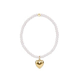 Classic Pearl 3mm Bracelet - Love Plush Charm - enewton - Gaines Jewelers