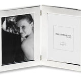 Classic Silverplate 5" x 7" Double Photo Frame - Reed & Barton - Gaines Jewelers