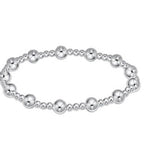 Classic Sincerity Sterling Pattern Bead Bracelet - Gaines Jewelers