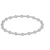 Classic Sincerity Sterling Pattern Bead Bracelet - Gaines Jewelers