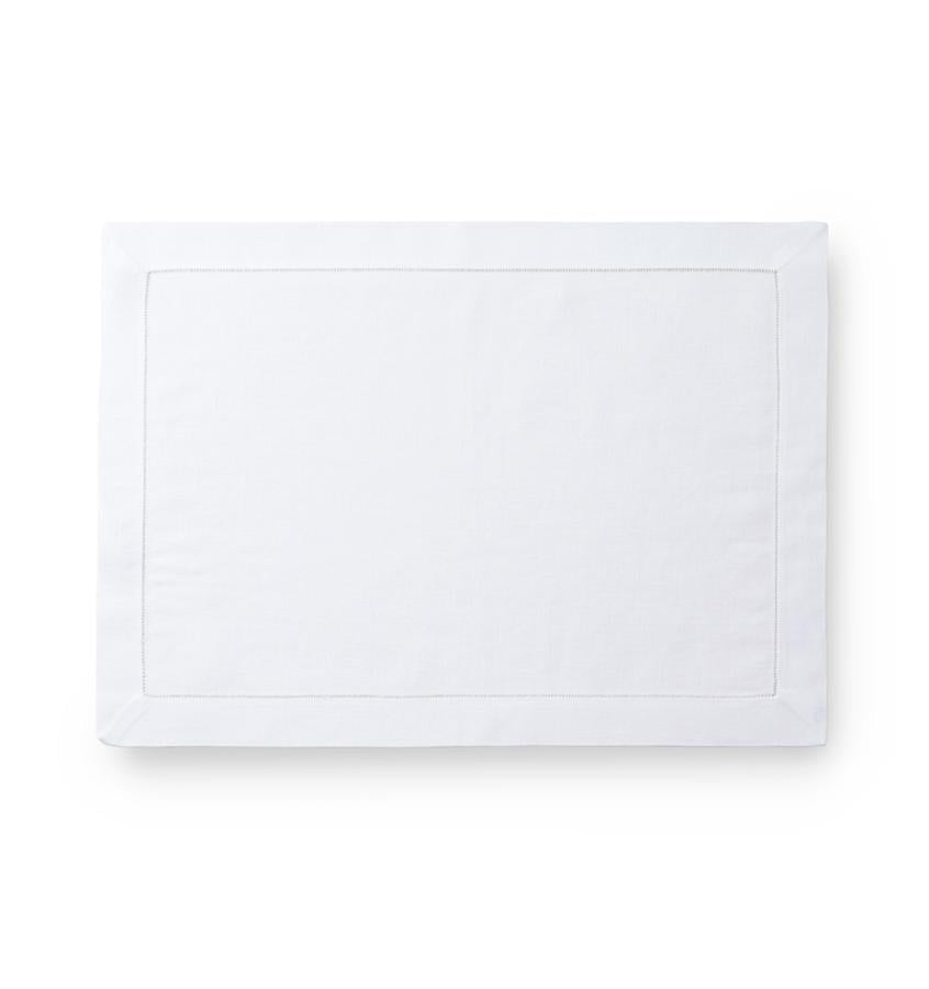 Classico White Linen Placemats - Sferra - Gaines Jewelers