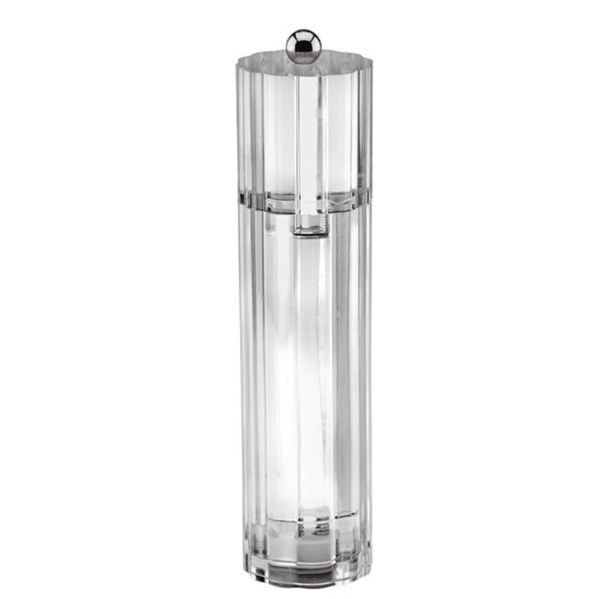 Clear Icy Flute Salt or Pepper Mill - Addison Ross - Gaines Jewelers