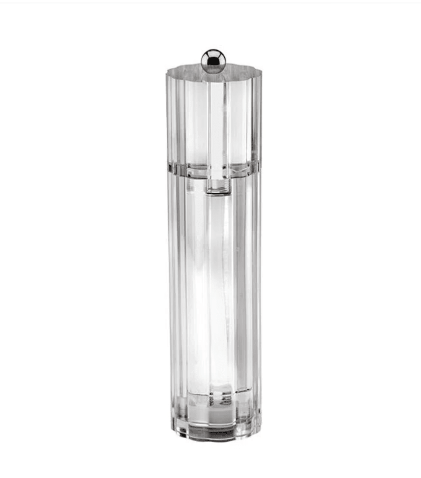 Clear Icy Flute Salt or Pepper Mill - Addison Ross - Gaines Jewelers