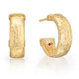 Cleopatra Classic Small Hoop Earrings - Gold - Capucine De Wulf - Gaines Jewelers