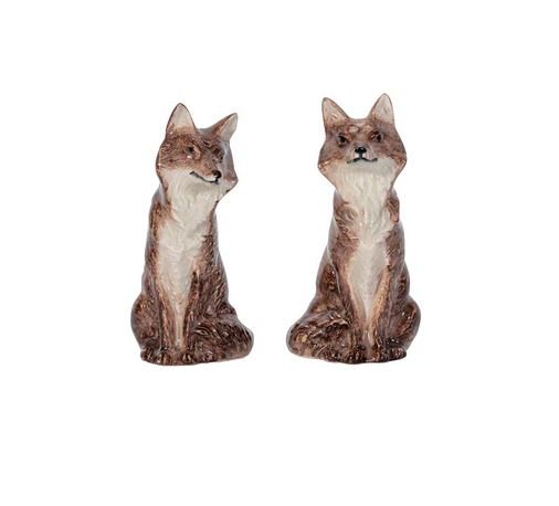 Clever Creatures Fox Salt and Pepper Set of 2 - Juliska - Gaines Jewelers